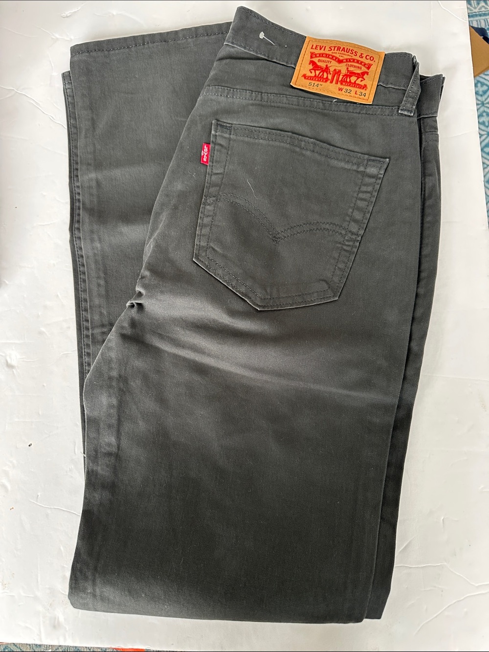 Levi's Men's Charcoal Slim Straight Jeans